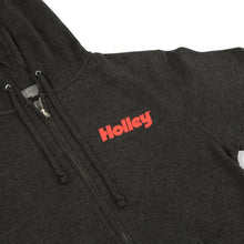Load image into Gallery viewer, Full-Zip-Hoodie--Charcoal-Heather