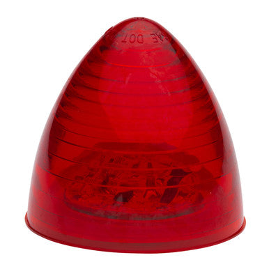 Grote G1082 Clr/Mrk,2 1/2" Red Beehive,Hi Count™Led