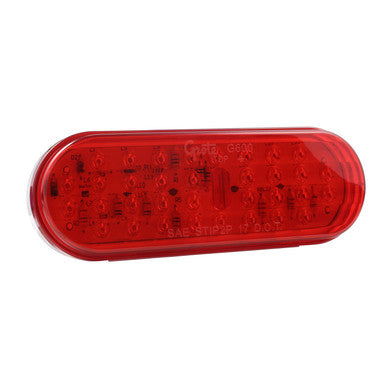 Grote G6002 Hi Count® Oval LED Stop Tail Turn Light, Red
