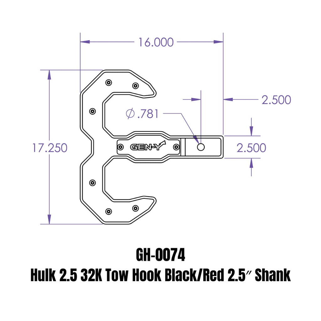 GEN-Y Hitch GH-0074 THE HULK