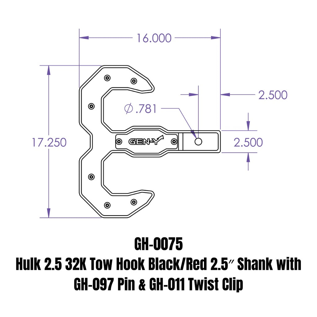 GEN-Y Hitch GH-0075 THE HULK