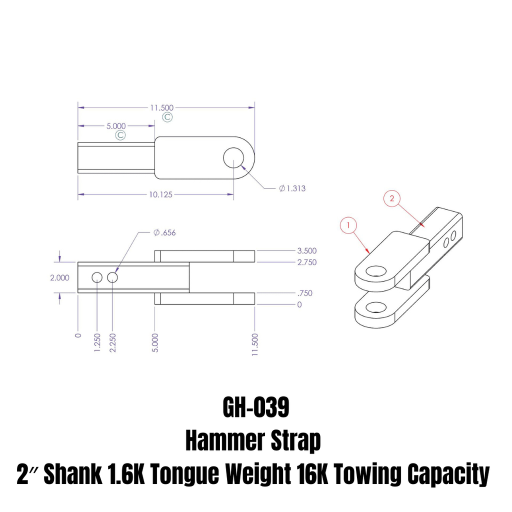 GEN-Y Hitch GH-039 Hammer Strap
