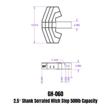 Load image into Gallery viewer, GEN-Y Hitch GH-060 Serrated Hitch Step