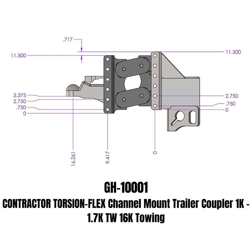 GEN-Y Hitch GH-10001 Contractor Trailer Coupler