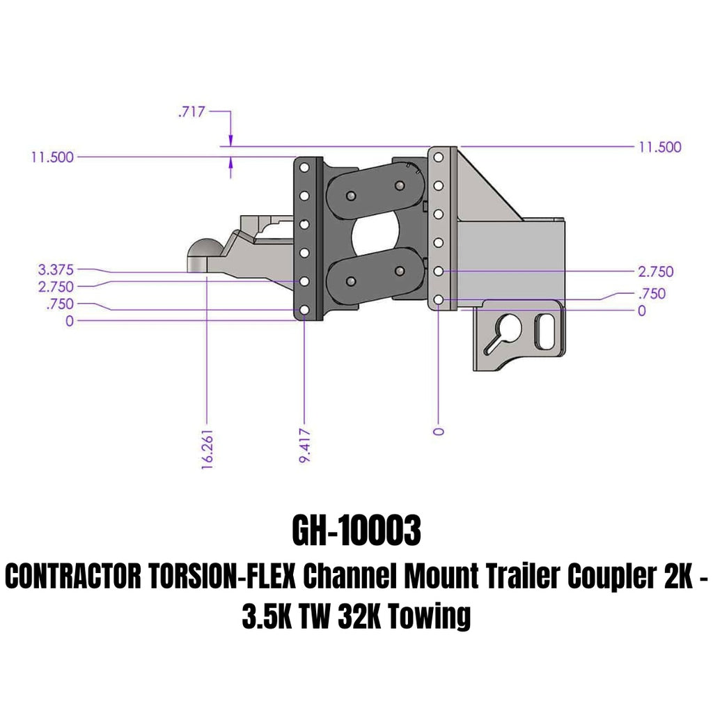 GEN-Y Hitch GH-10003 Contractor Trailer Coupler