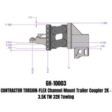 Load image into Gallery viewer, GEN-Y Hitch GH-10003 Contractor Trailer Coupler