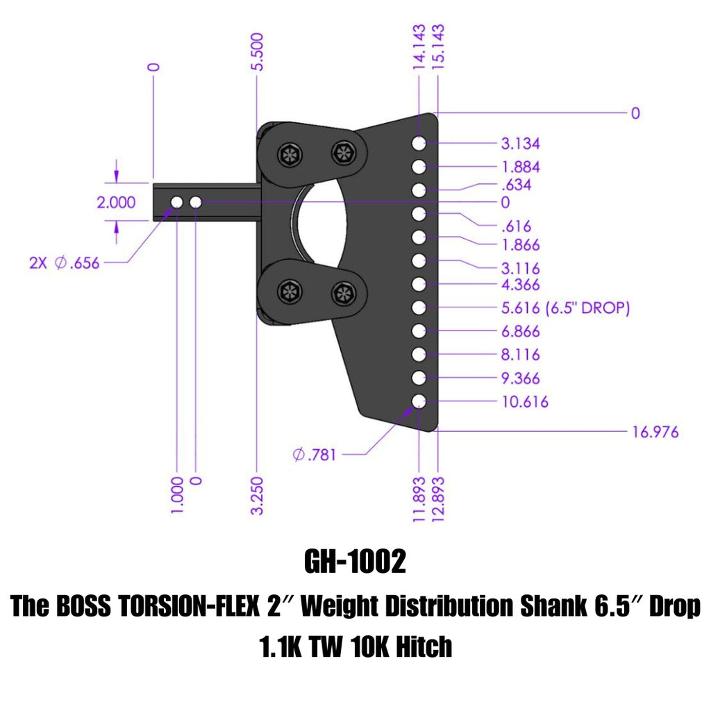 GEN-Y Hitch GH-1002 BOSS Weight Distribution
