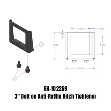Load image into Gallery viewer, GEN-Y Hitch GH-102269 Anti-Rattle Hitch Tightener