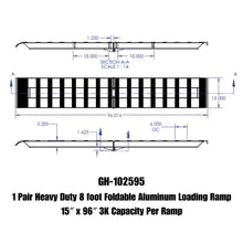 Load image into Gallery viewer, GEN-Y Hitch GH-102595 Folding Aluminum Ramps