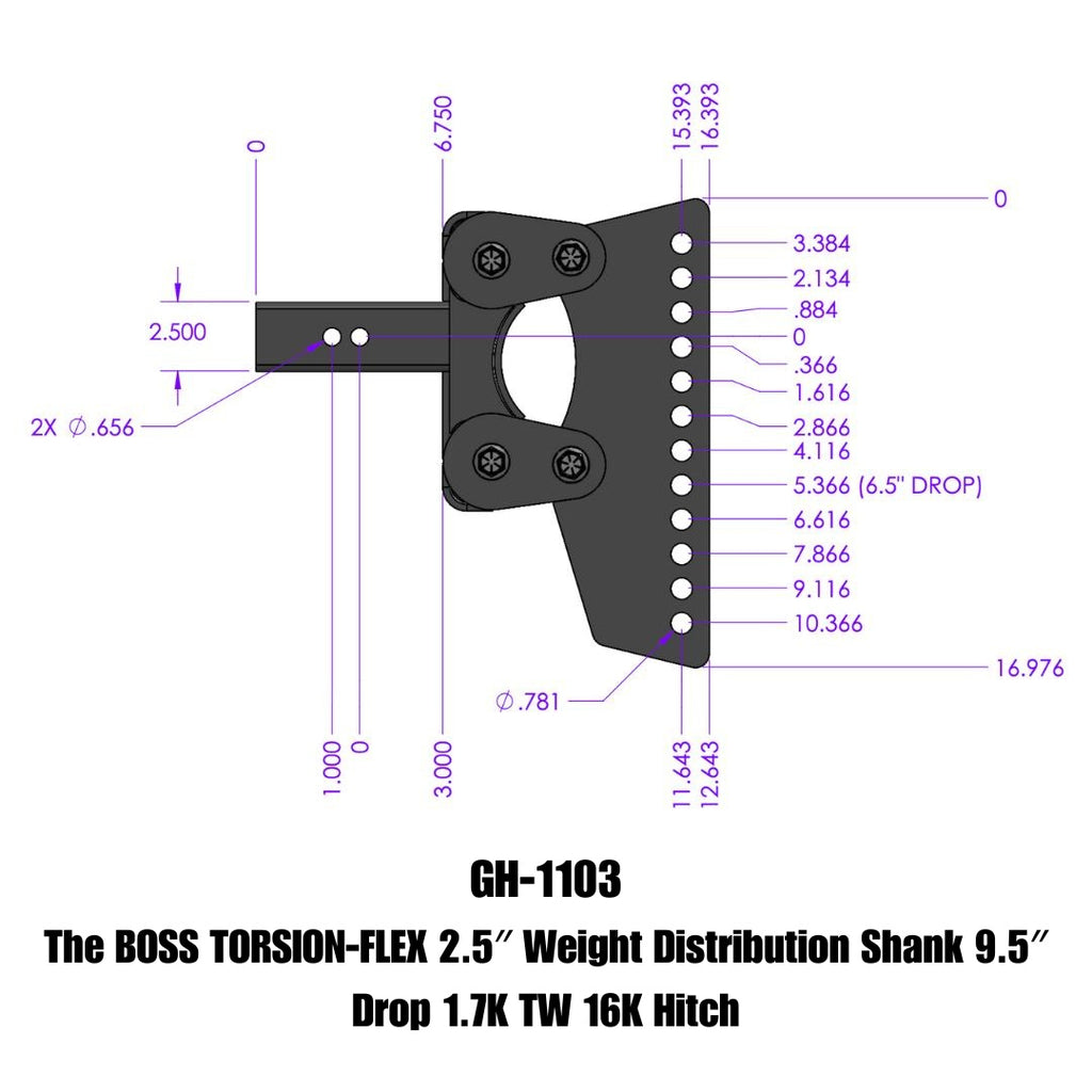 GEN-Y Hitch GH-1103 BOSS Weight Distribution