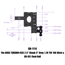 Load image into Gallery viewer, GEN-Y Hitch GH-1114 BOSS Drop Hitch