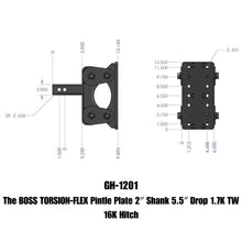 Load image into Gallery viewer, GEN-Y Hitch GH-1201 BOSS Pintle Plate