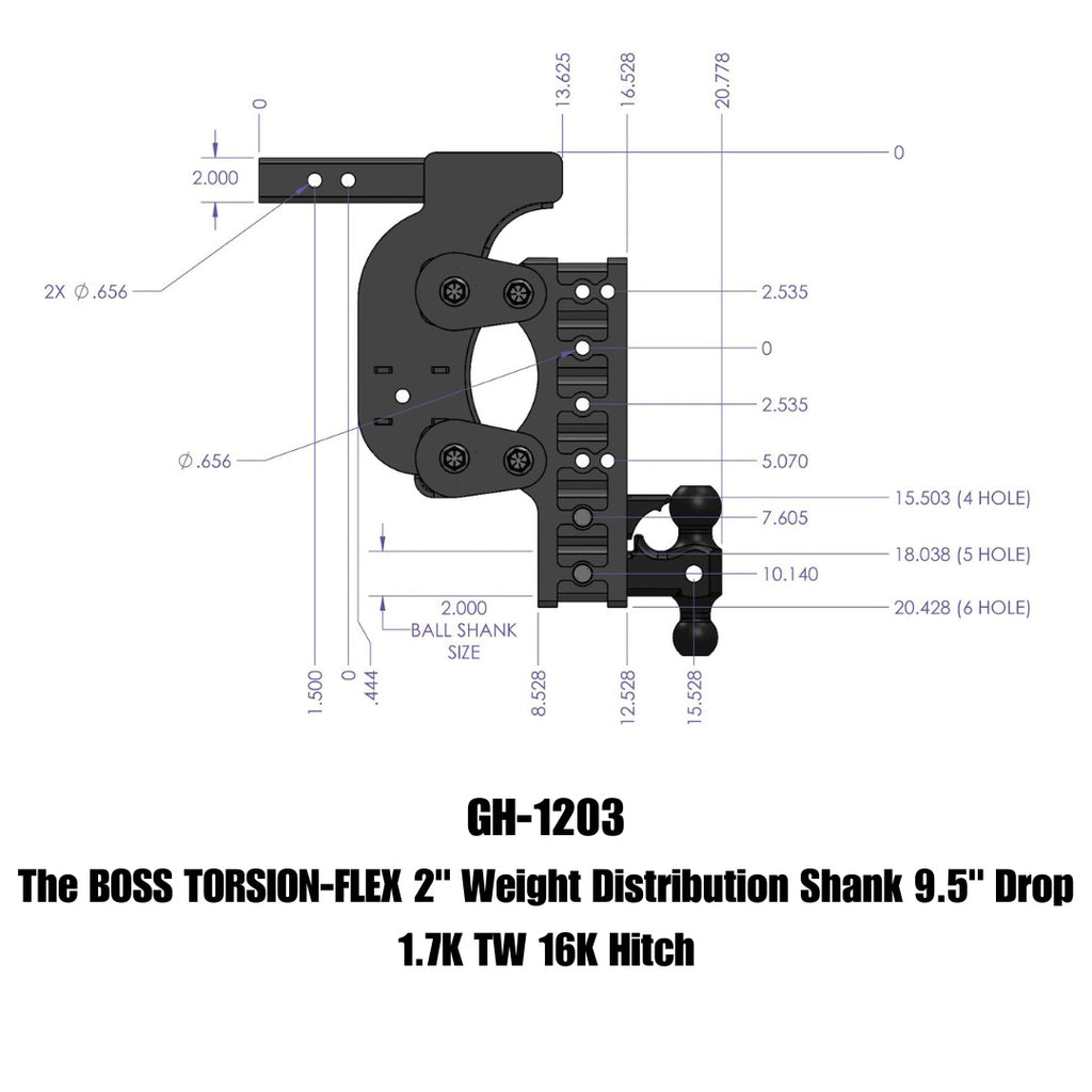 GEN-Y Hitch GH-1203 BOSS Weight Distribution
