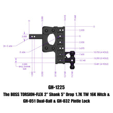 Load image into Gallery viewer, GEN-Y Hitch GH-1225 BOSS Drop Hitch