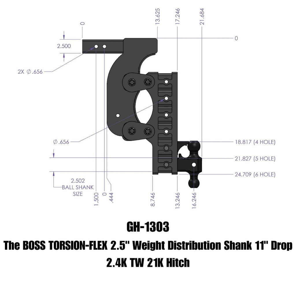 GEN-Y Hitch GH-1303 BOSS Weight Distribution