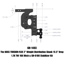 Load image into Gallery viewer, GEN-Y Hitch GH-1403 BOSS Weight Distribution