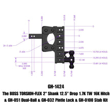Load image into Gallery viewer, GEN-Y Hitch GH-1424 BOSS Drop Hitch