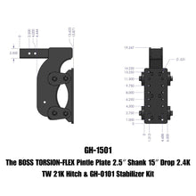 Load image into Gallery viewer, GEN-Y Hitch GH-1501 BOSS Pintle Plate