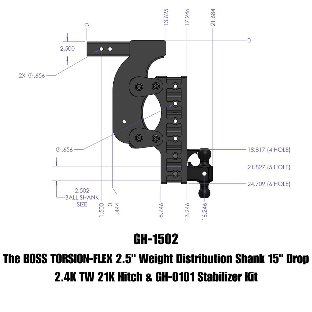 GEN-Y Hitch GH-1502 BOSS Weight Distribution