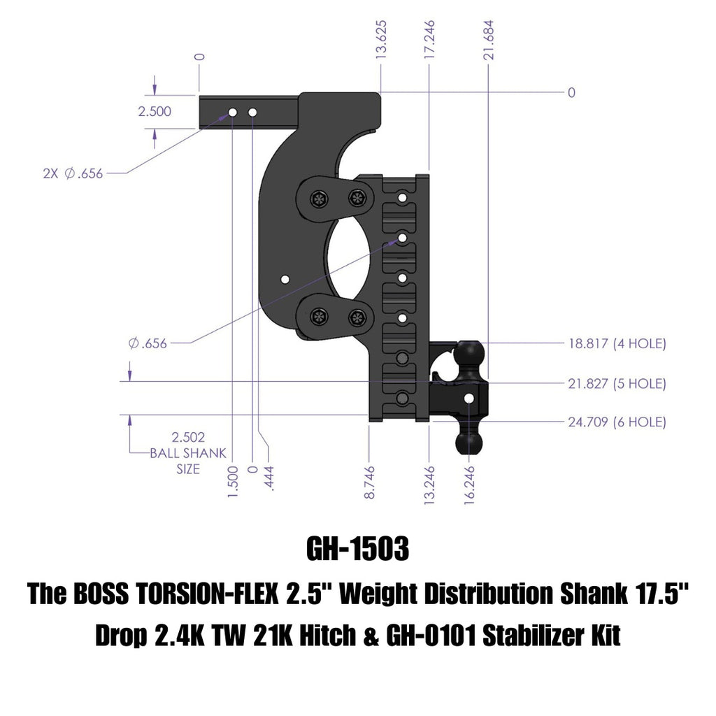 GEN-Y Hitch GH-1503 BOSS Weight Distribution
