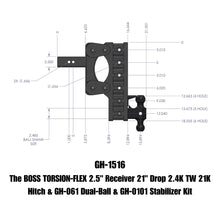 Load image into Gallery viewer, GEN-Y Hitch GH-1516 BOSS Drop Hitch