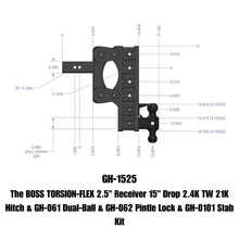 Load image into Gallery viewer, GEN-Y Hitch GH-1525 BOSS Drop Hitch