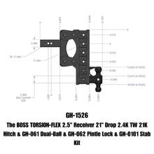 Load image into Gallery viewer, GEN-Y Hitch GH-1526 BOSS Drop Hitch