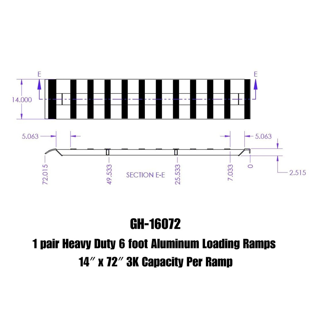 GEN-Y Hitch GH-16072 Aluminum Ramps