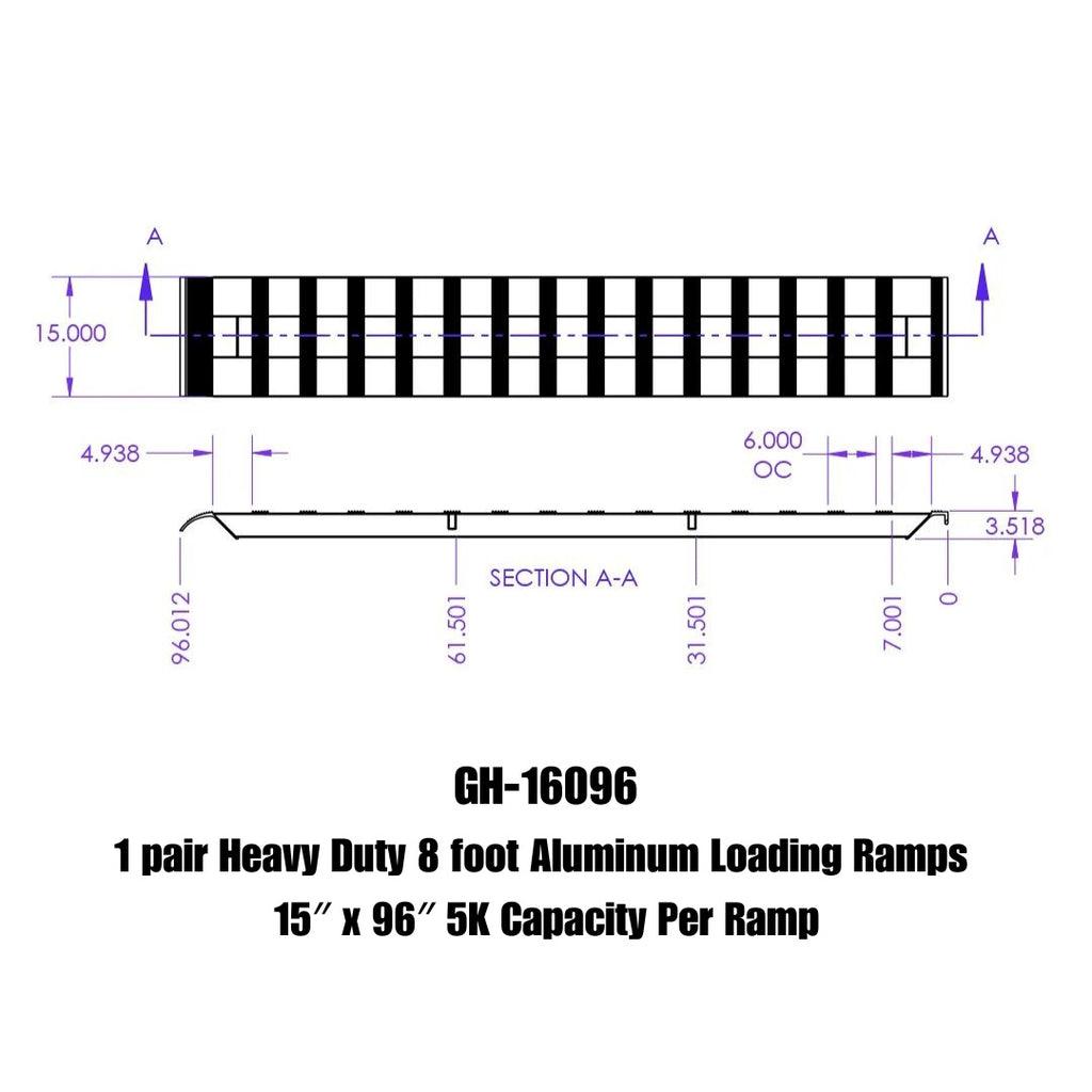GEN-Y Hitch GH-16096 Aluminum Ramps