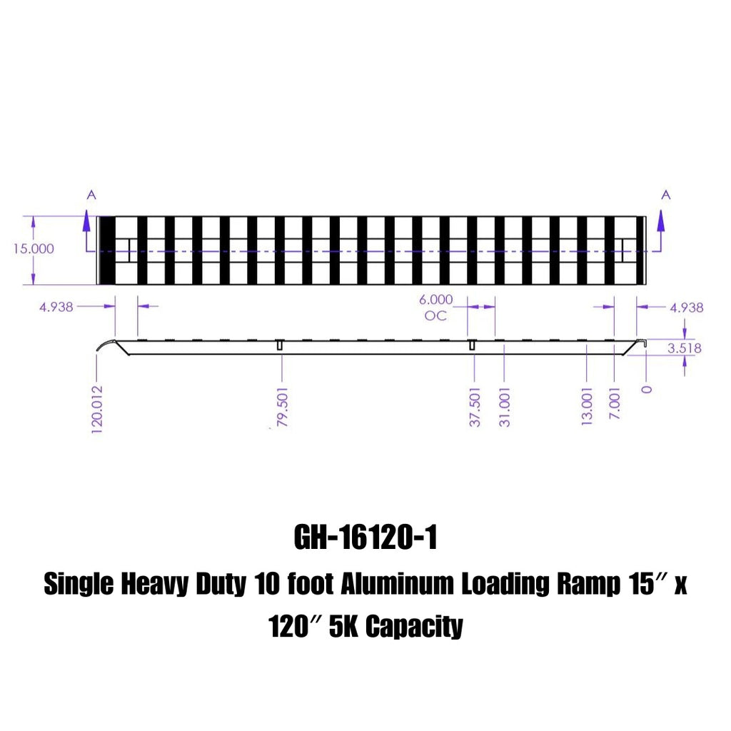 GEN-Y Hitch GH-16120-1 Aluminum Ramp