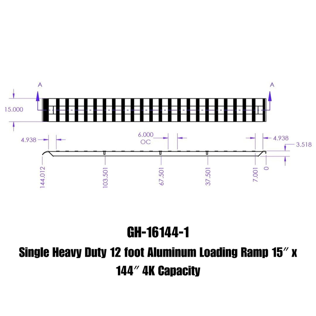 GEN-Y Hitch GH-16144-1 Aluminum Ramp