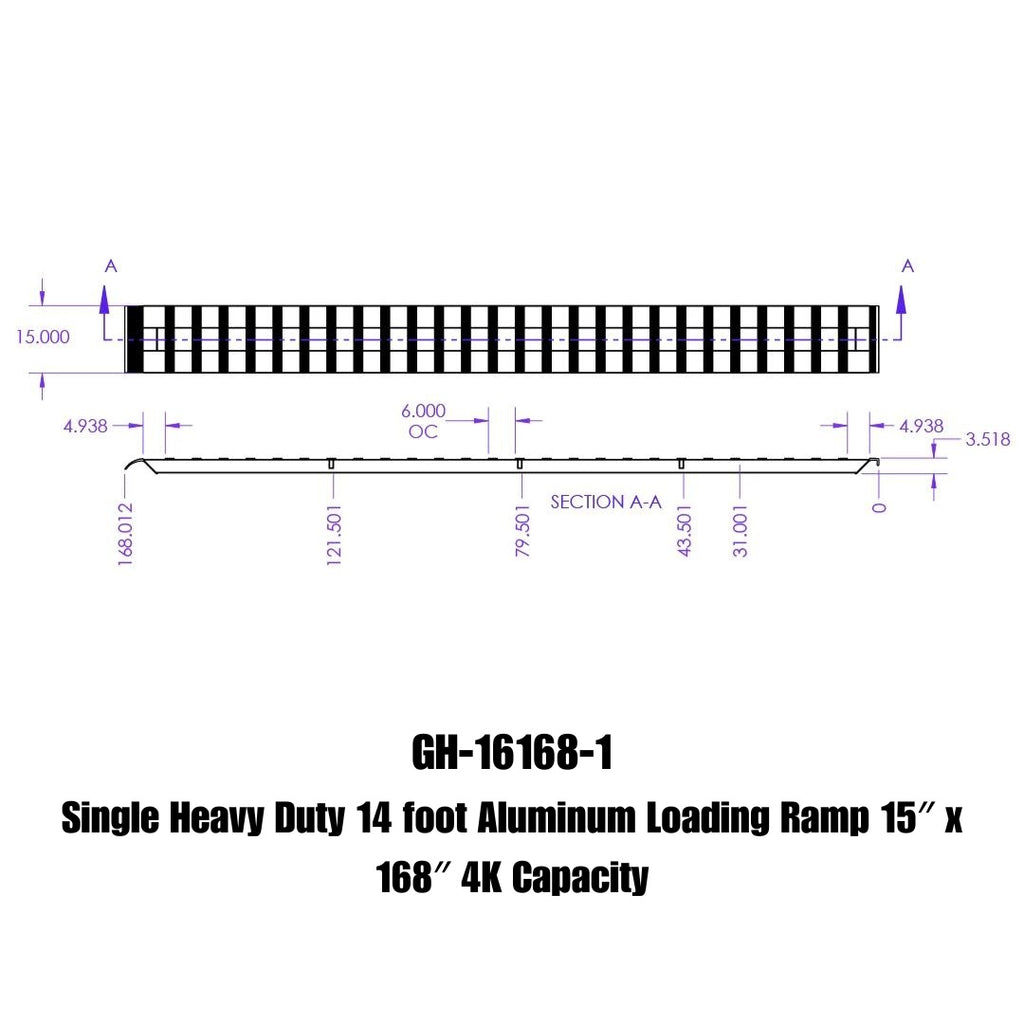 GEN-Y Hitch GH-16168-1 Aluminum Ramp
