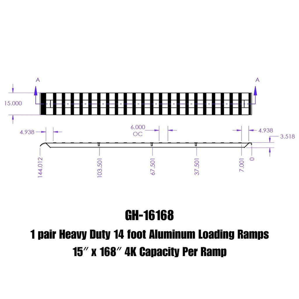GEN-Y Hitch GH-16168 Aluminum Ramps
