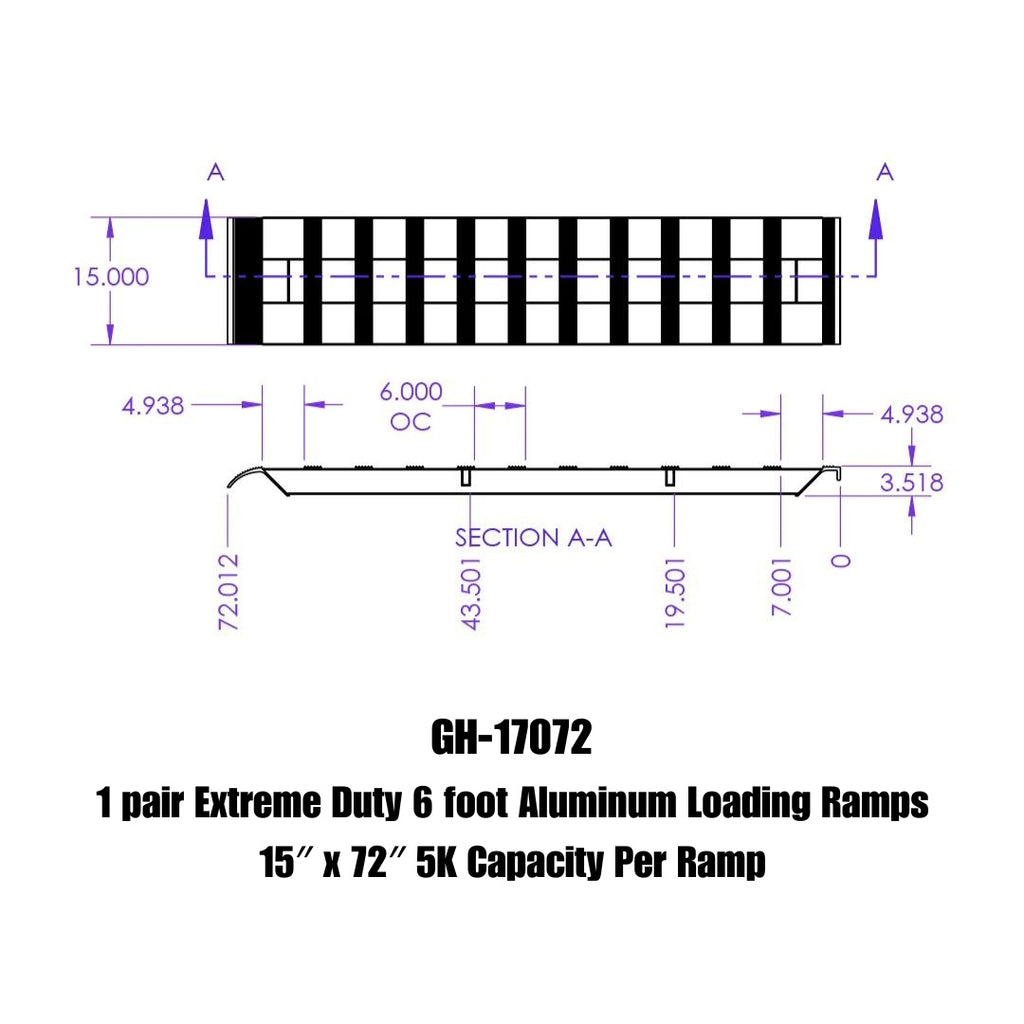 GEN-Y Hitch GH-17072 Aluminum Ramps