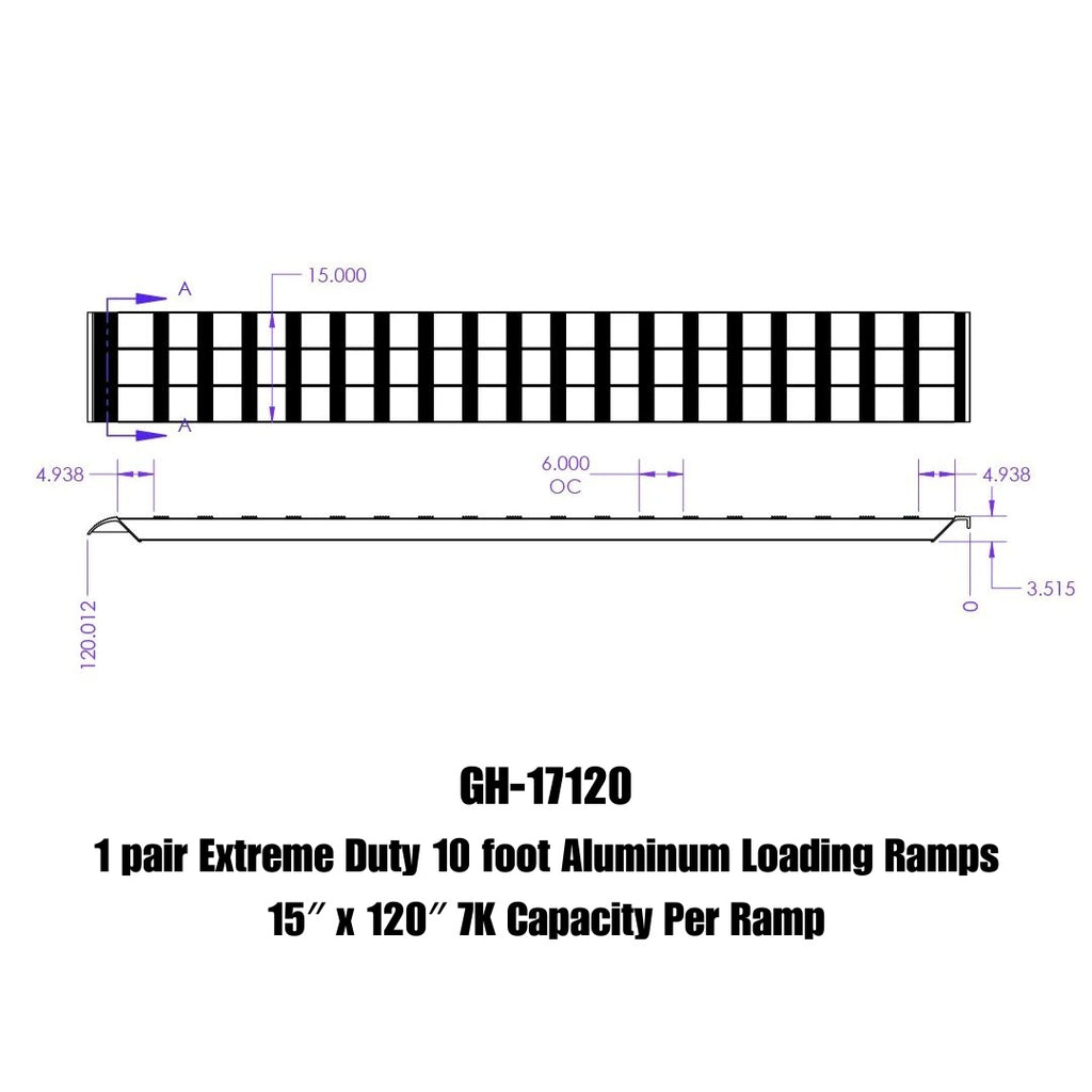 GEN-Y Hitch GH-17120 Aluminum Ramps