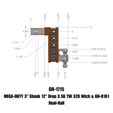 Load image into Gallery viewer, GEN-Y Hitch GH-1715 MEGA-DUTY Drop Hitch