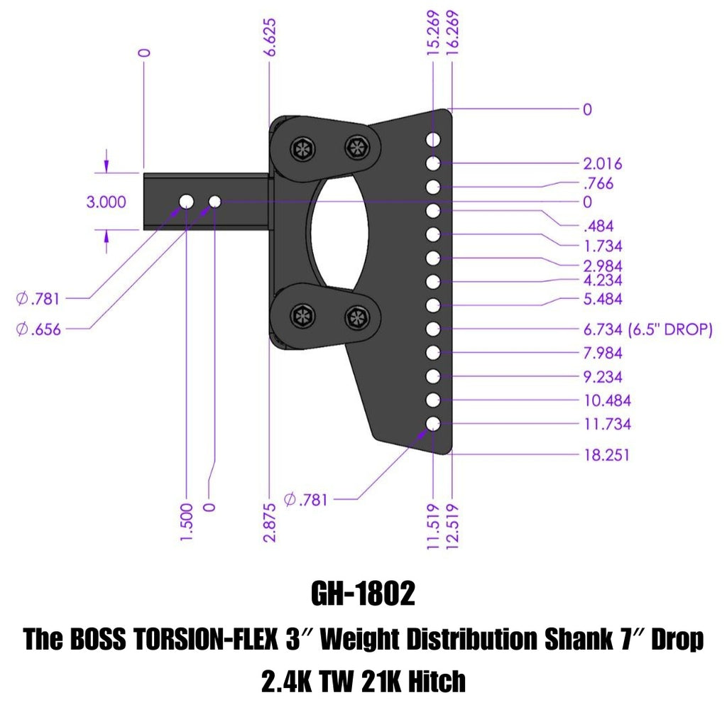 GEN-Y Hitch GH-1802 BOSS Weight Distribution