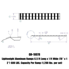 Load image into Gallery viewer, GEN-Y Hitch GH-18078 Lightweight Aluminum Ramps
