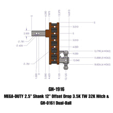 Load image into Gallery viewer, GEN-Y Hitch GH-1916 MEGA-DUTY Drop Hitch