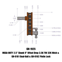 Load image into Gallery viewer, GEN-Y Hitch GH-1925 MEGA-DUTY Drop Hitch