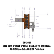 Load image into Gallery viewer, GEN-Y Hitch GH-2024 MEGA-DUTY Drop Hitch
