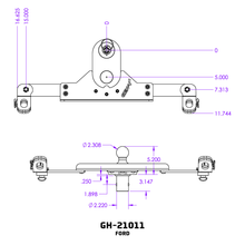 Load image into Gallery viewer, GEN-Y Hitch GH-21011 GoosePuck 2 Offset Ball