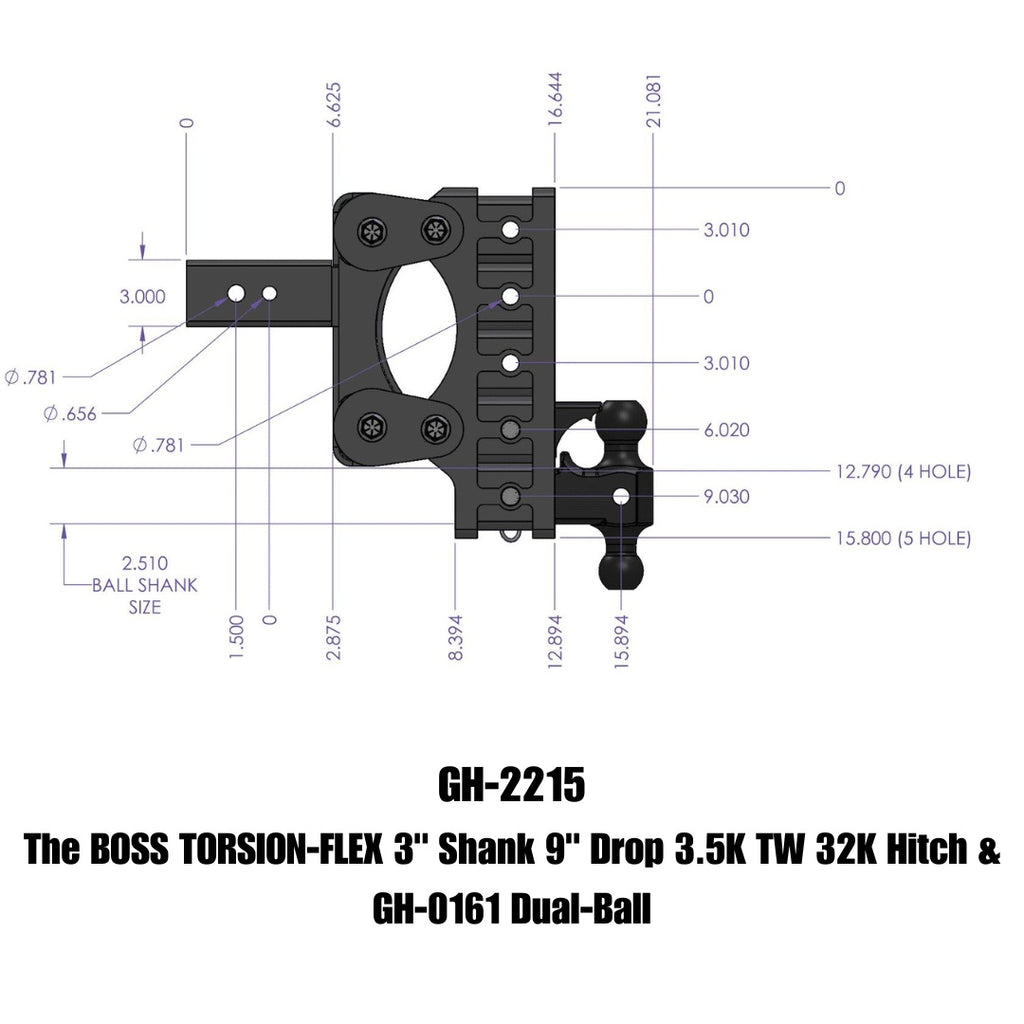 GEN-Y Hitch GH-2215 BOSS Drop Hitch