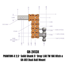 Load image into Gallery viewer, GEN-Y Hitch GH-2413X PHANTOM-X Drop Hitch