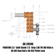 Load image into Gallery viewer, GEN-Y Hitch GH-2424X PHANTOM-X Drop Hitch