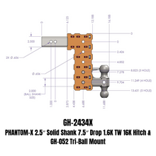 Load image into Gallery viewer, GEN-Y Hitch GH-2434X PHANTOM-X Drop Hitch