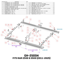 Load image into Gallery viewer, GEN-Y Hitch GH-25004 Running Boards - 84" for Select Ram 2500, Ram