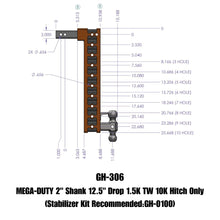 Load image into Gallery viewer, GEN-Y Hitch GH-306 MEGA-DUTY Drop Hitch