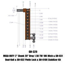 Load image into Gallery viewer, GEN-Y Hitch GH-329 MEGA-DUTY Drop Hitch