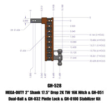 Load image into Gallery viewer, GEN-Y Hitch GH-528 MEGA-DUTY Drop Hitch